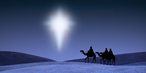 Geführt vom Stern von Bethlehem