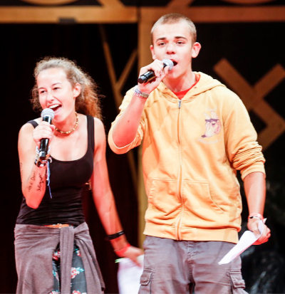 Junge und Mädchen