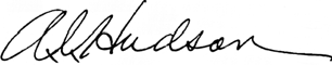 Unterschrift Hudson